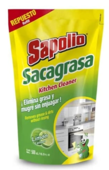 Sacagrasa SAPOLIO limón repuesto