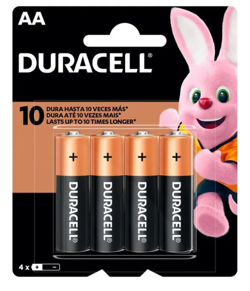 Duracell Pilas AA - 4 un