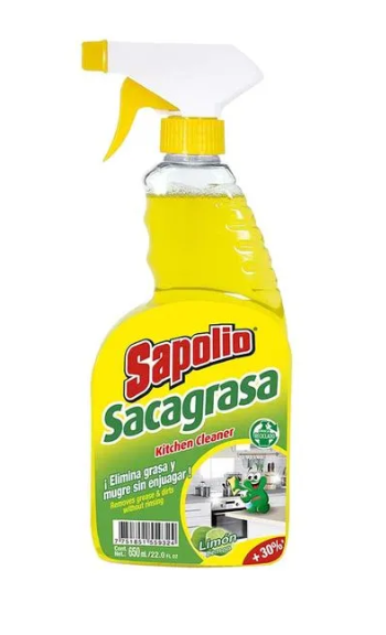 Sacagrasa SAPOLIO limón 650 ml
