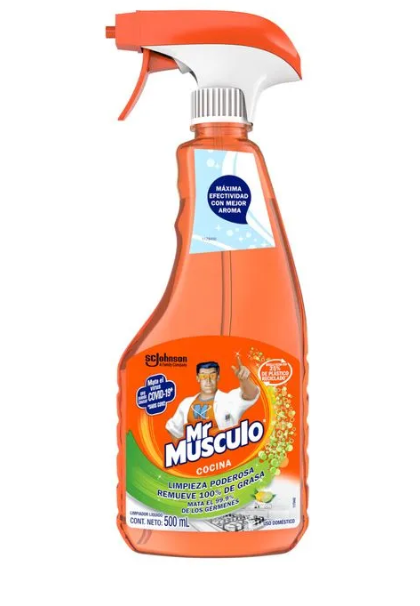 Sacagrasa Mr Musculo Verde gatillo 500ml